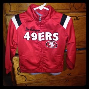 Official NFL zipper San Francisco 49er jacket